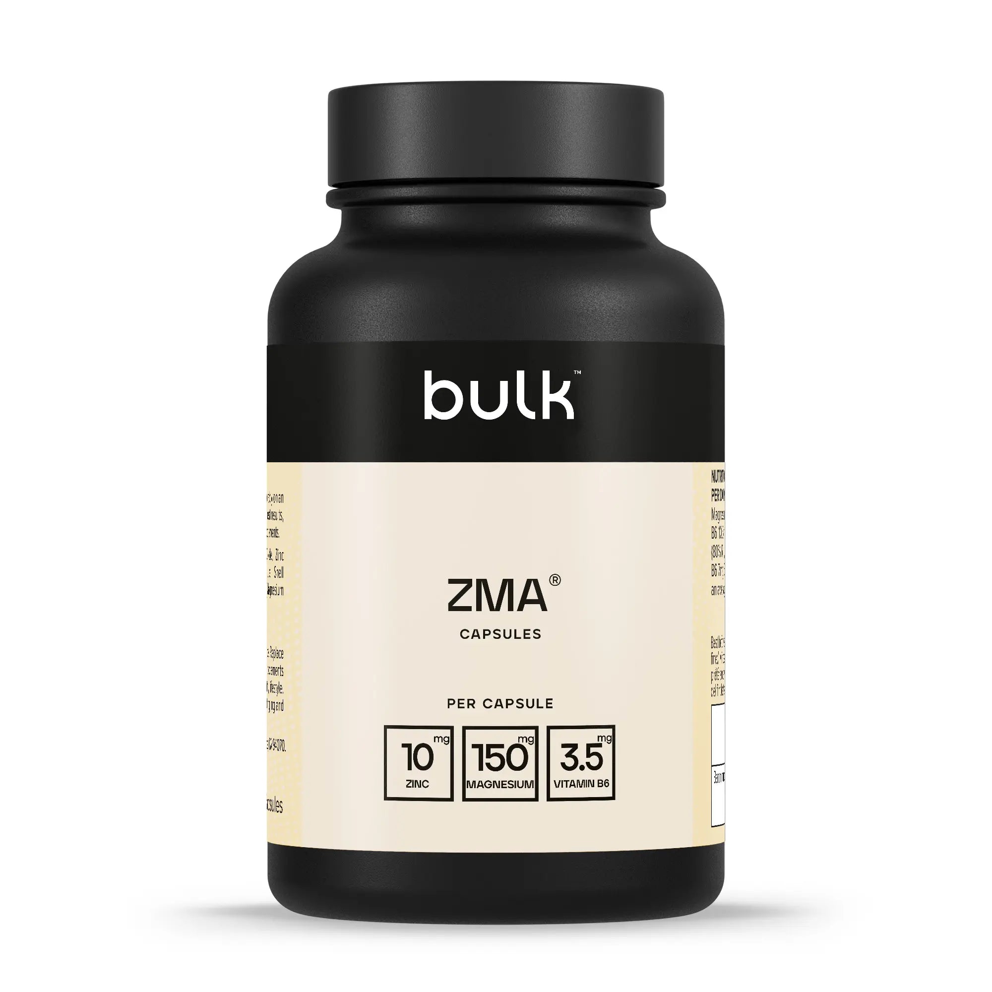 ZMA (ZINC + MAGNESIUM + VITAMIN B6) 810MG CAPSULES