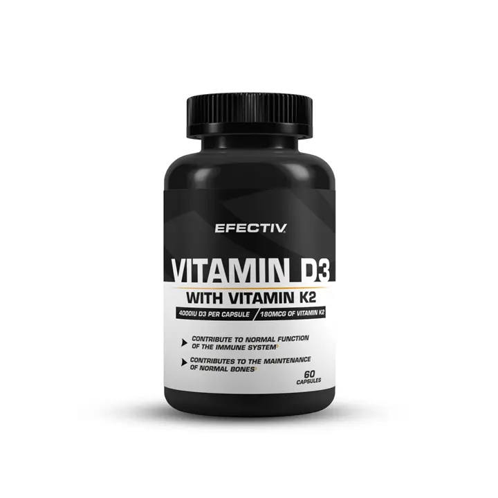 EFFECTIV - VITAMIN D3 + K2 CAPSULES