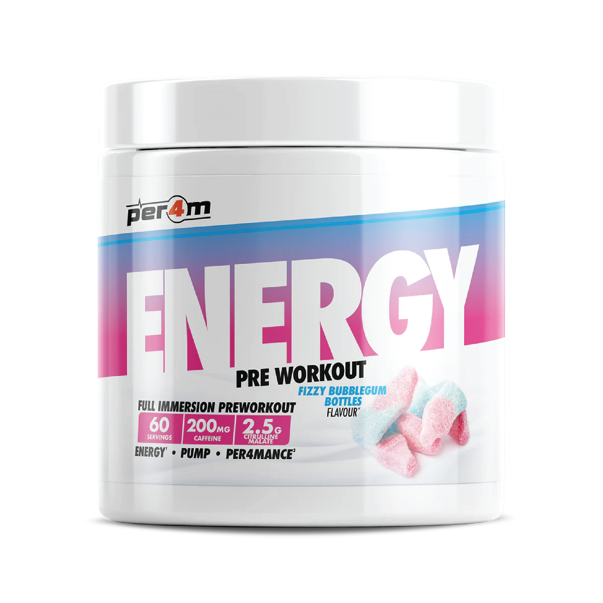 PER4M - ENERGY HIGH PUMP + SUSTAINED ENERGY PRE WORKOUT