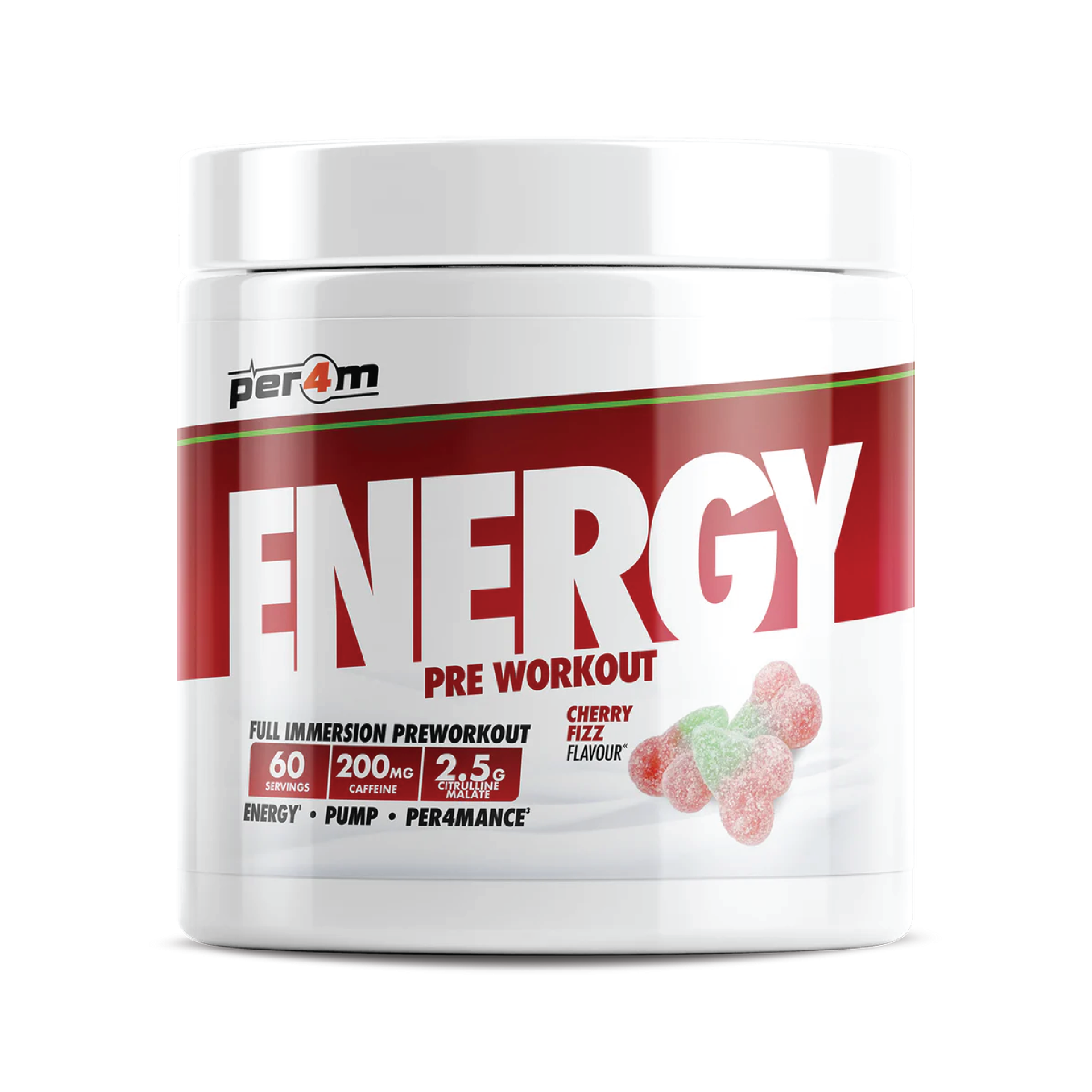 PER4M - ENERGY HIGH PUMP + SUSTAINED ENERGY PRE WORKOUT