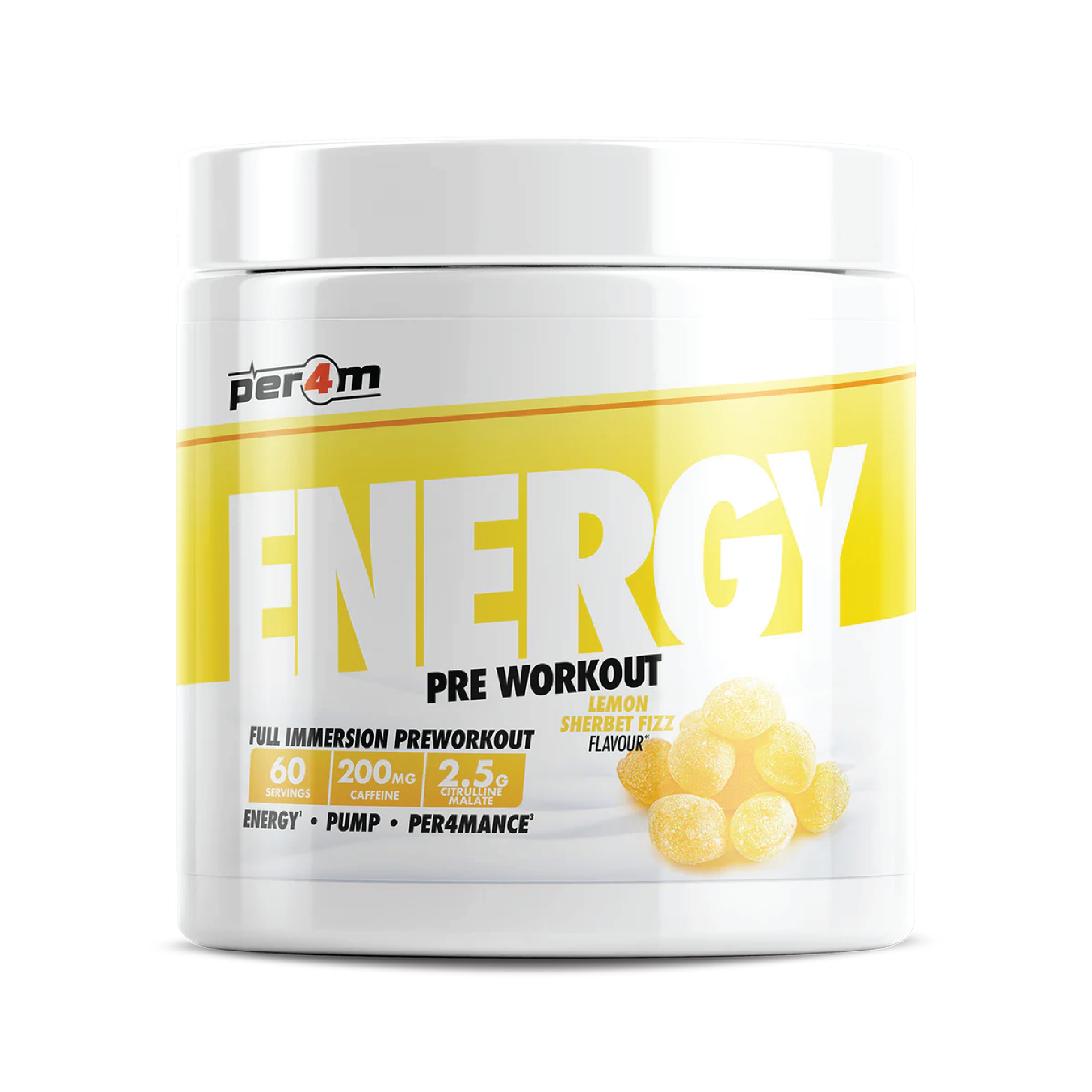 PER4M - ENERGY HIGH PUMP + SUSTAINED ENERGY PRE WORKOUT