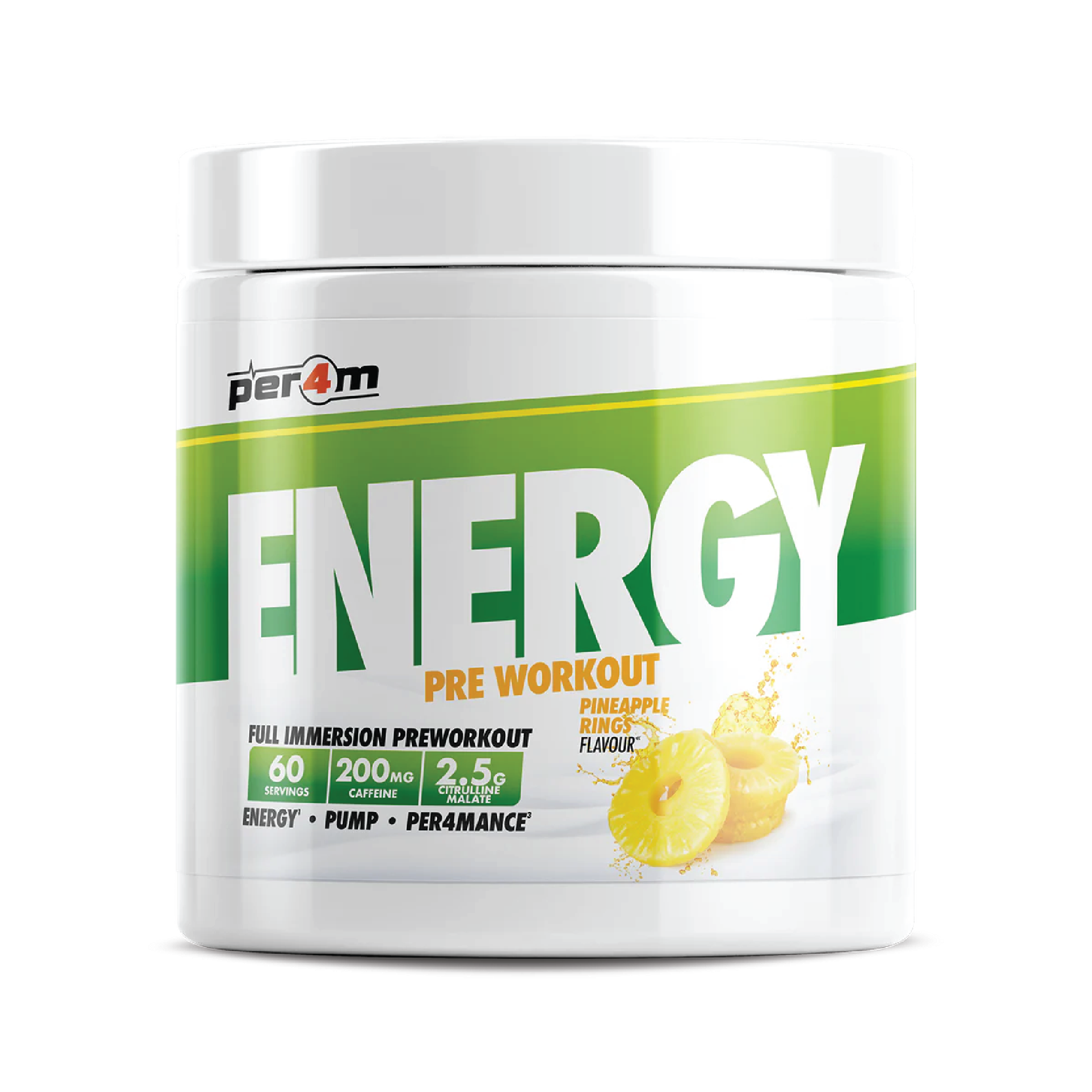 PER4M - ENERGY HIGH PUMP + SUSTAINED ENERGY PRE WORKOUT