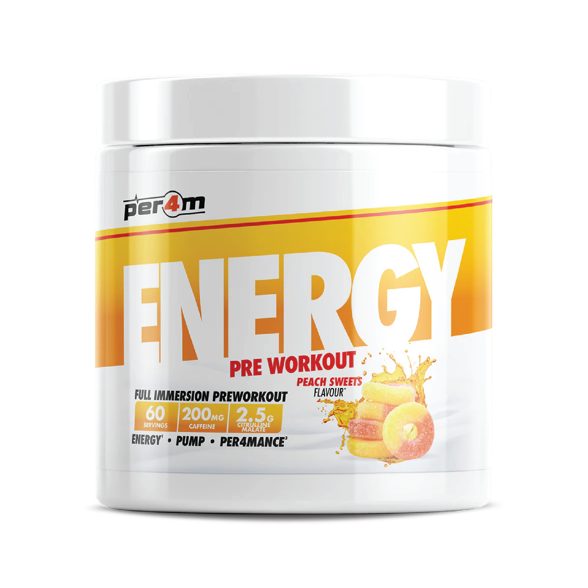 PER4M - ENERGY HIGH PUMP + SUSTAINED ENERGY PRE WORKOUT