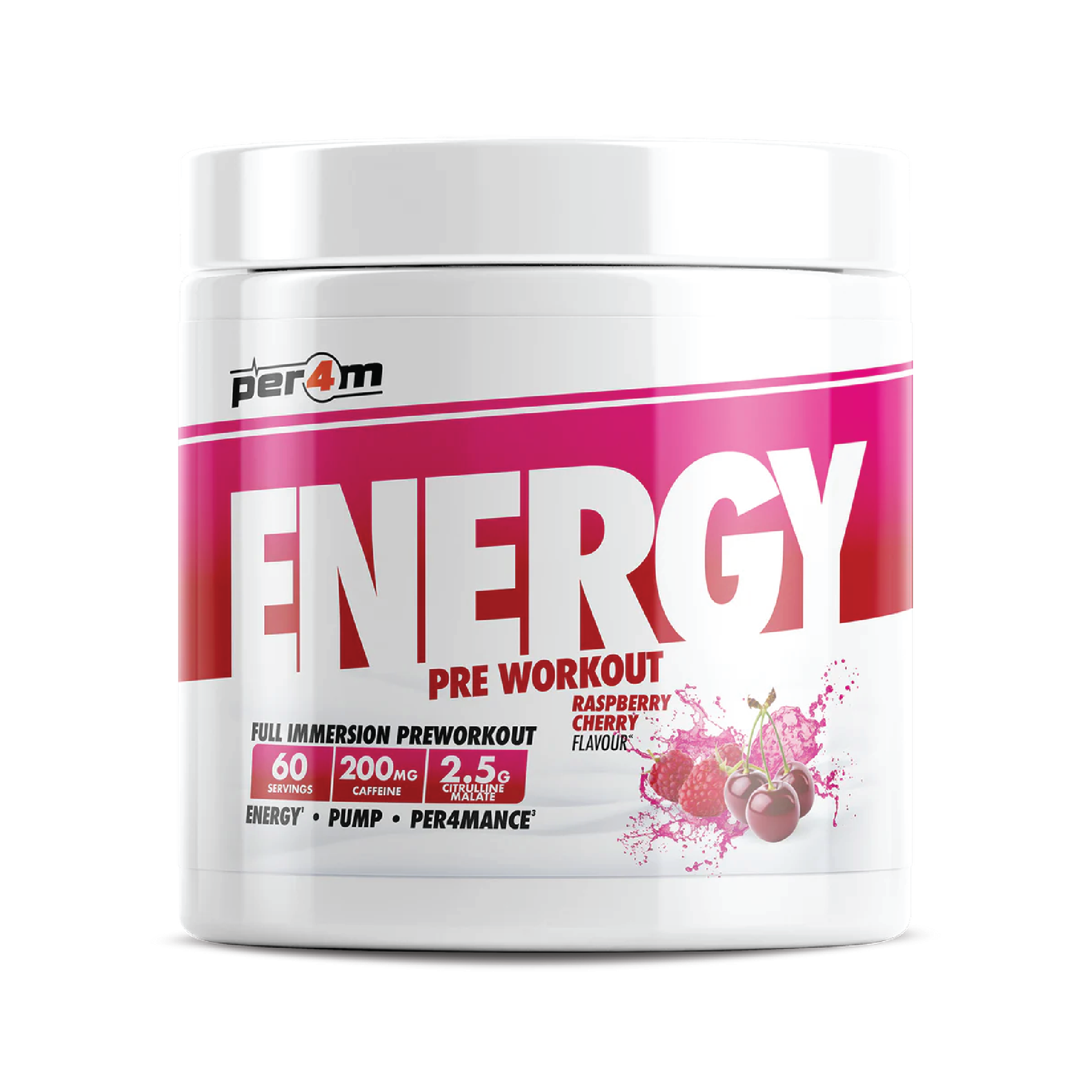PER4M - ENERGY HIGH PUMP + SUSTAINED ENERGY PRE WORKOUT